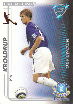 Per Kroldrup Everton 2005/06 Shoot Out #128